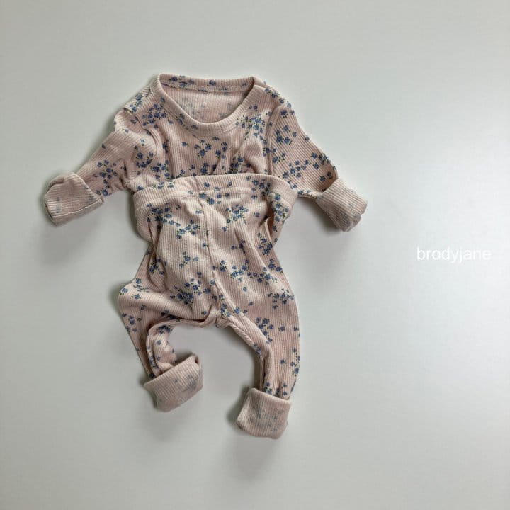 Brody Jane - Korean Children Fashion - #kidsshorts - Blue Rose Eyelet Pajama