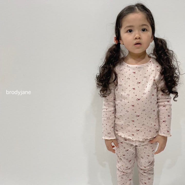 Brody Jane - Korean Children Fashion - #kidzfashiontrend - Flwoer Eyelet Frill Pajama - 11