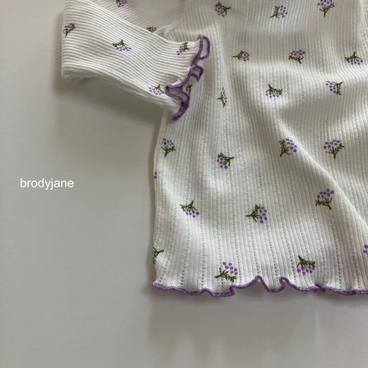 Brody Jane - Korean Children Fashion - #Kfashion4kids - Berry Eyelet Frill Pajama - 4