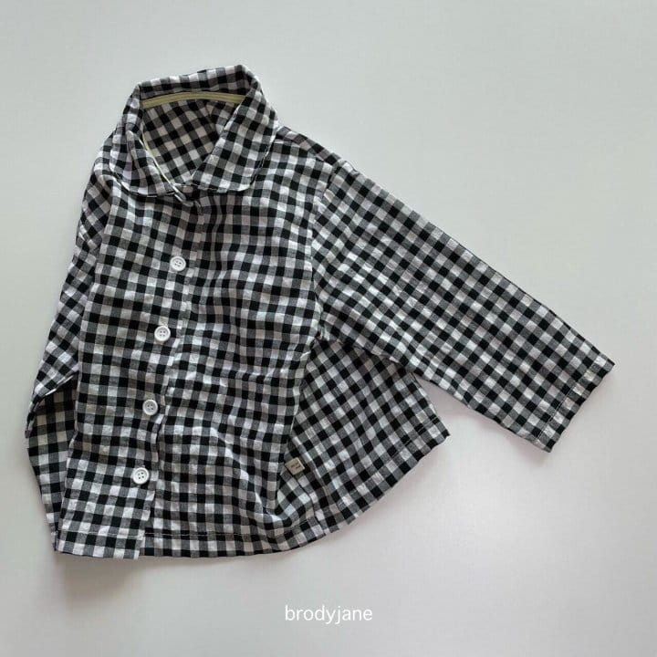 Brody Jane - Korean Children Fashion - #littlefashionista - Mono Check Pajama - 4