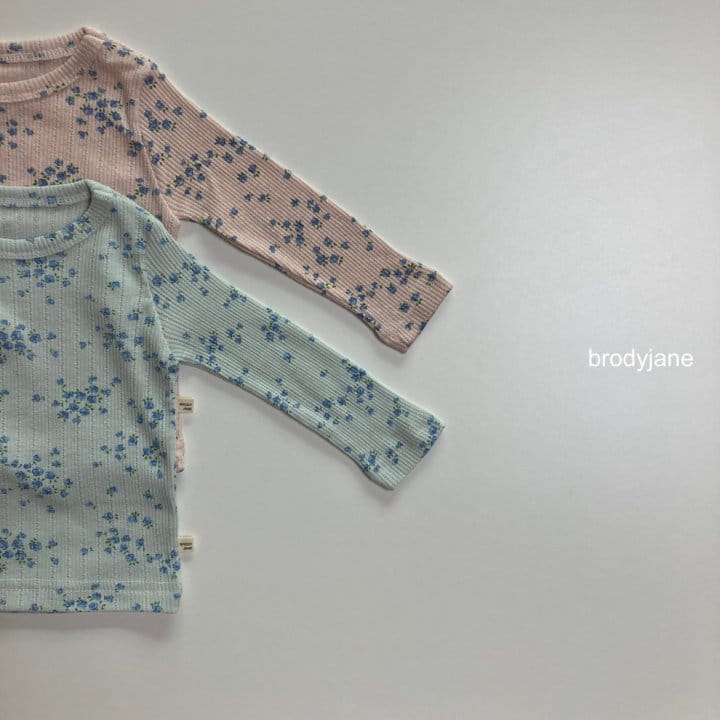 Brody Jane - Korean Children Fashion - #magicofchildhood - Blue Rose Eyelet Pajama - 6