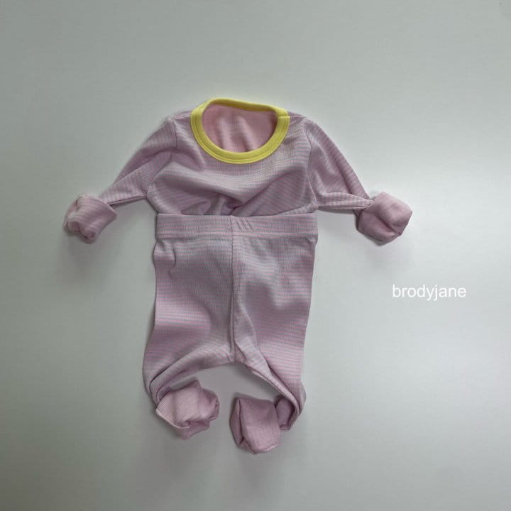 Brody Jane - Korean Children Fashion - #stylishchildhood - Rib ST Color Pajama - 2