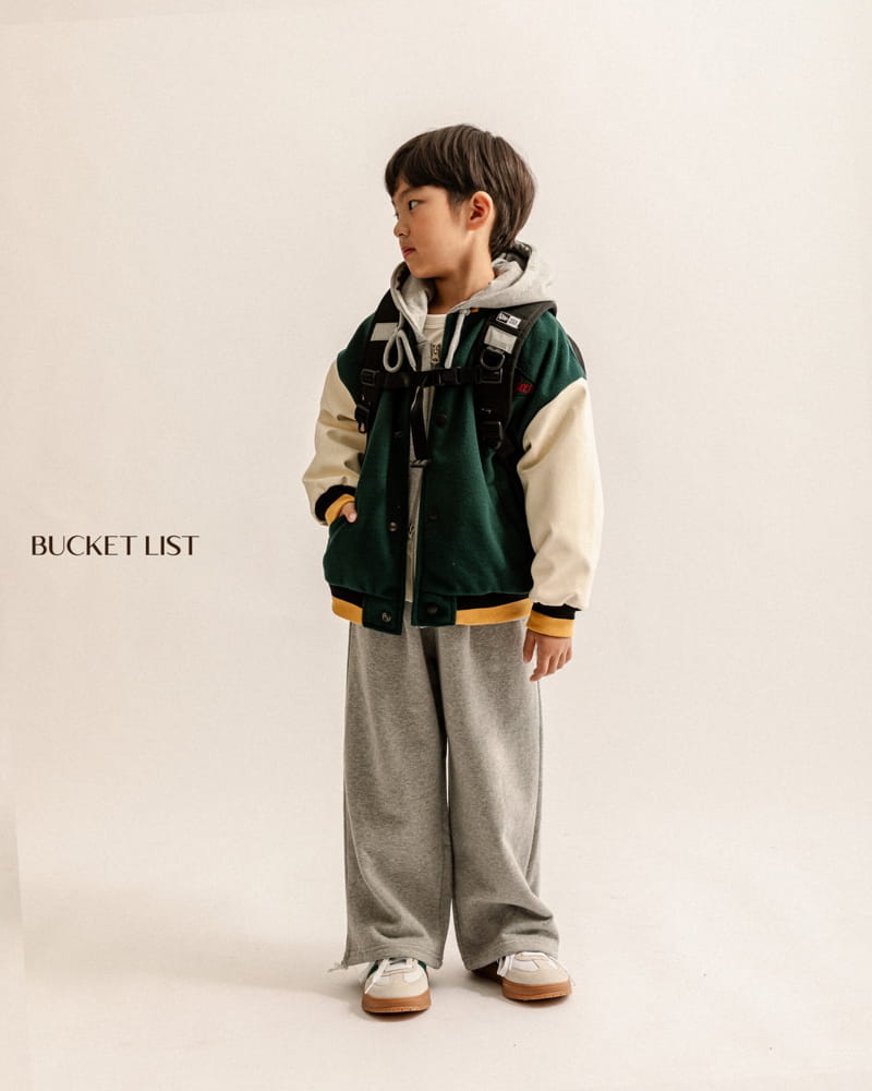 Bucket List - Korean Children Fashion - #kidzfashiontrend - Campus Jumper - 4