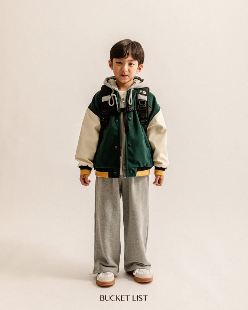 Bucket List - Korean Children Fashion - #childofig - Campus Jumper - 10