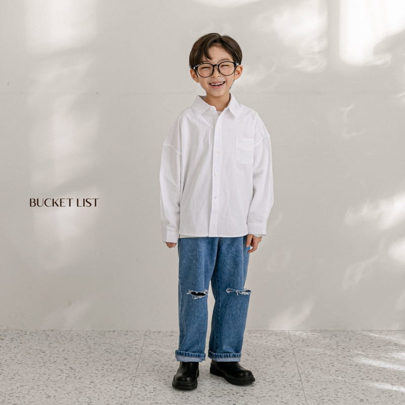 Bucket List - Korean Children Fashion - #childofig - City Boy Over Shirt - 4