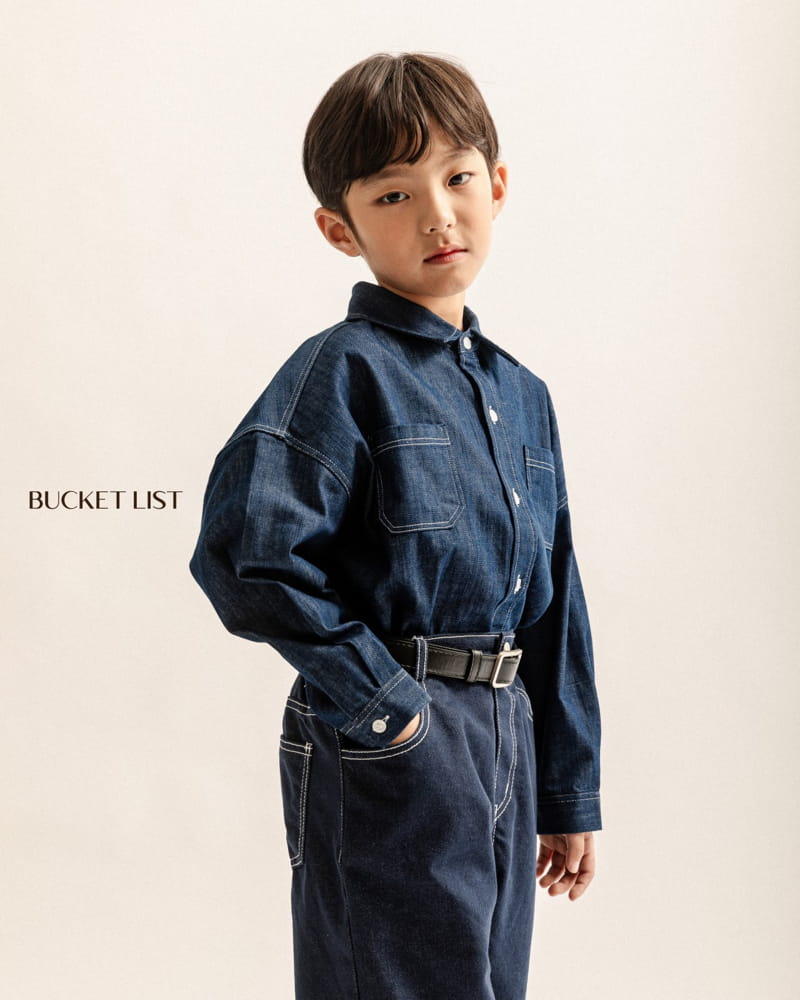 Bucket List - Korean Children Fashion - #childofig - Stitch Jeans - 2