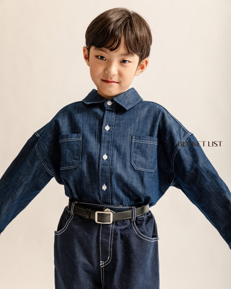 Bucket List - Korean Children Fashion - #childofig - Stitch Jeans - 3