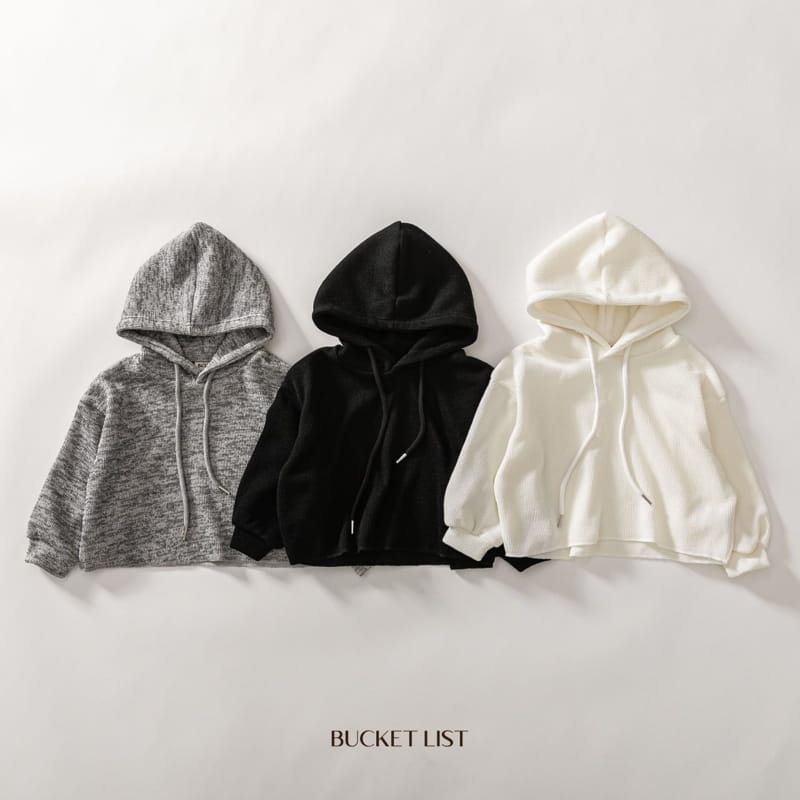 Bucket List - Korean Children Fashion - #designkidswear - Warm Knit Hoody - 8