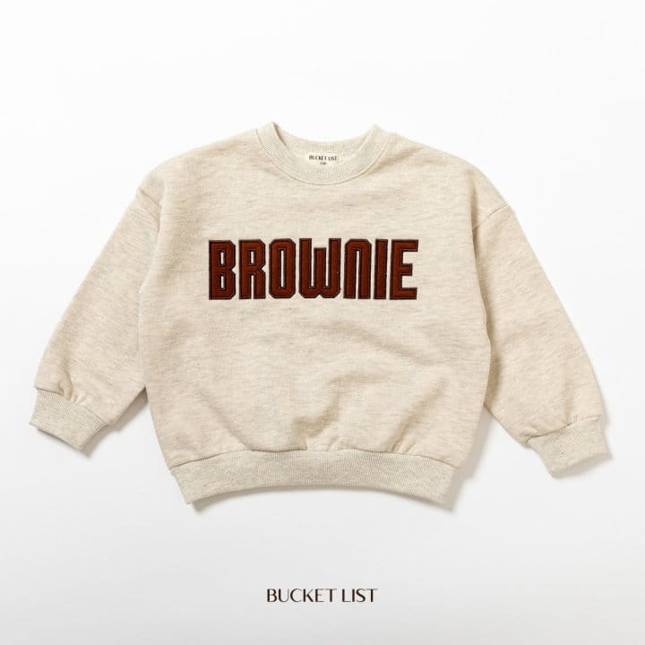 Bucket List - Korean Children Fashion - #designkidswear - Brownie Sweatshirt