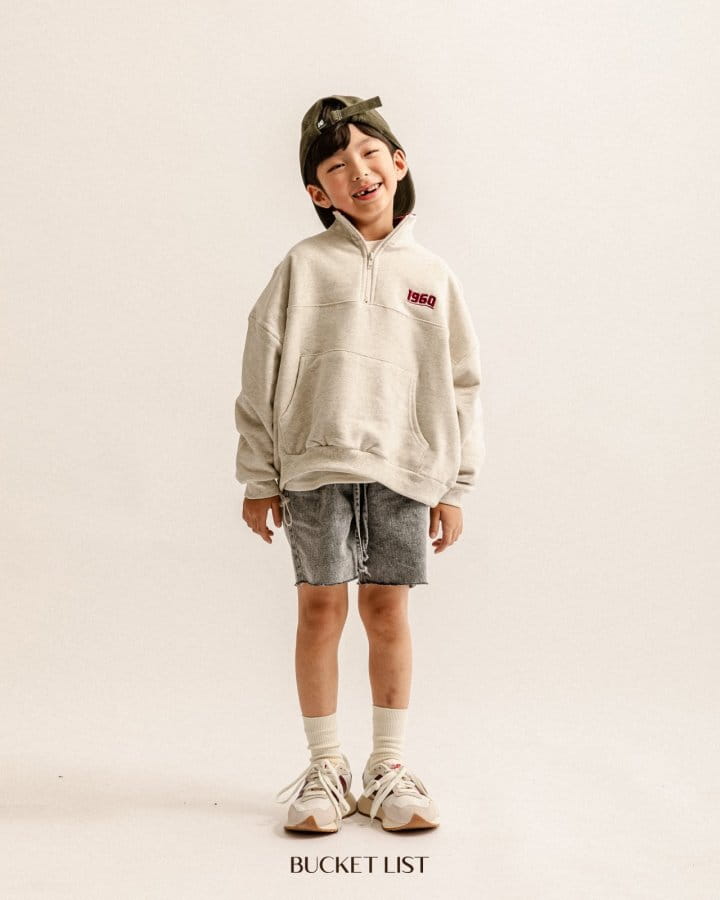 Bucket List - Korean Children Fashion - #discoveringself - 1960 Half Zip-up - 12