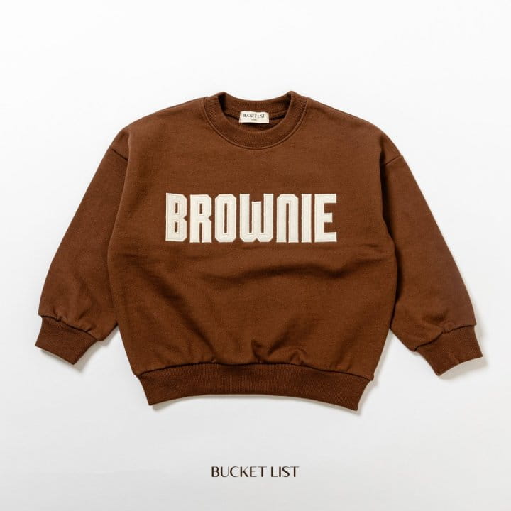 Bucket List - Korean Children Fashion - #kidzfashiontrend - Brownie Sweatshirt - 6