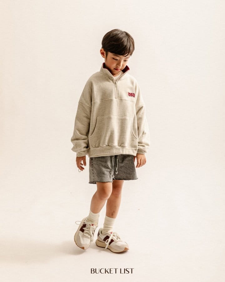 Bucket List - Korean Children Fashion - #littlefashionista - 1960 Half Zip-up - 2