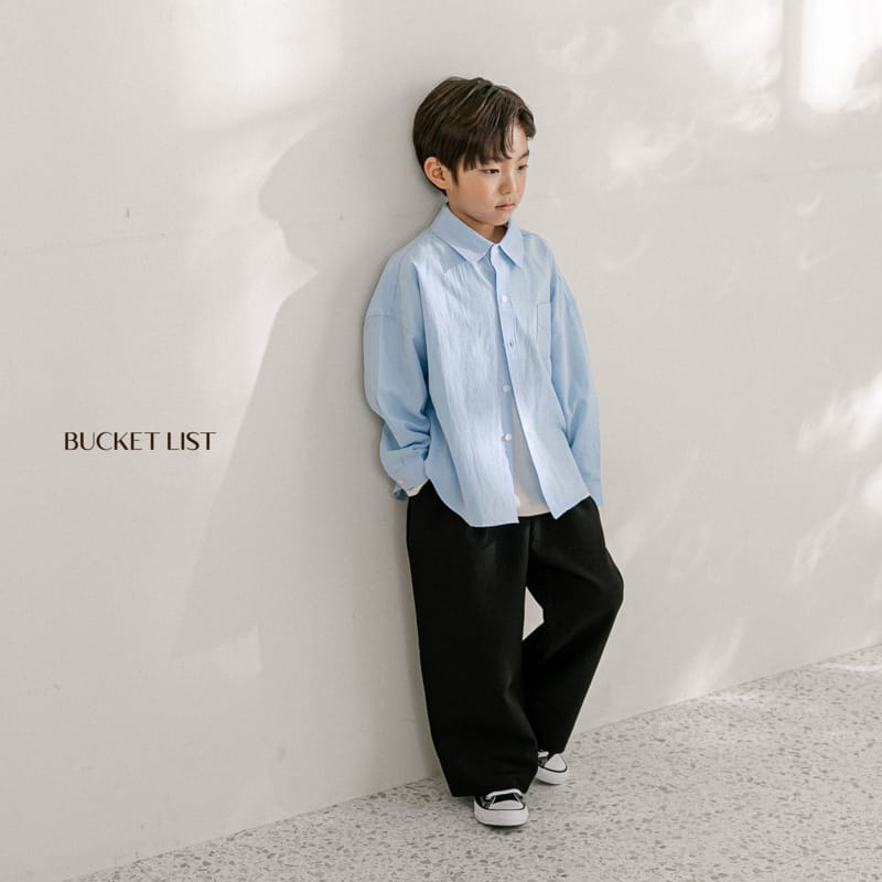 Bucket List - Korean Children Fashion - #minifashionista - City Boy Over Shirt