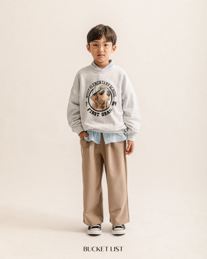 Bucket List - Korean Children Fashion - #todddlerfashion - Retriever Sweatshirt - 10