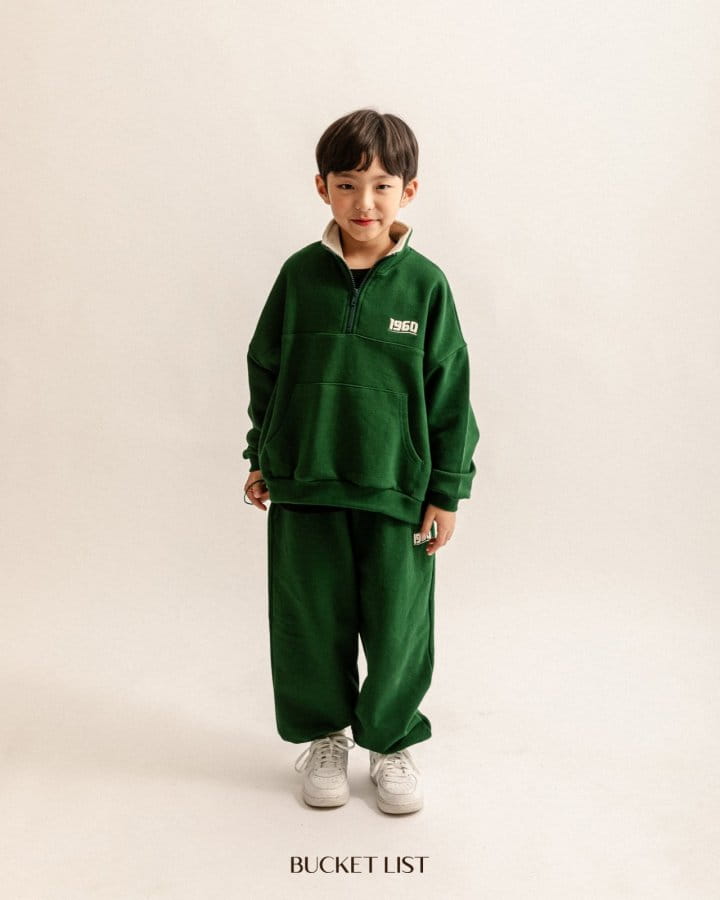 Bucket List - Korean Children Fashion - #toddlerclothing - 1960 Half Zip-up - 7