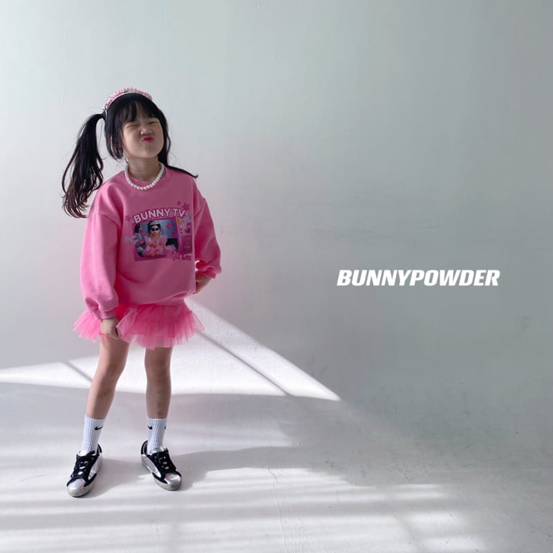 Bunny Powder - Korean Children Fashion - #childrensboutique - TV Sweatshirt with Mom - 12