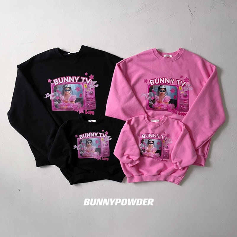 Bunny Powder - Korean Children Fashion - #fashionkids - TV Sweatshirt with Mom