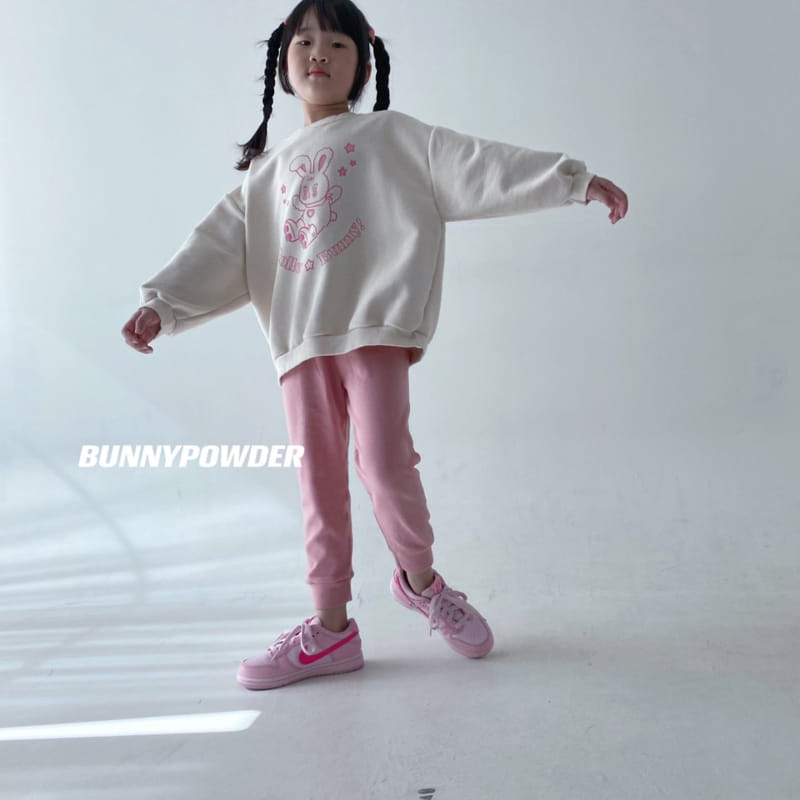 Bunny Powder - Korean Children Fashion - #kidsshorts - Roller Bunny Sweatshirt - 8