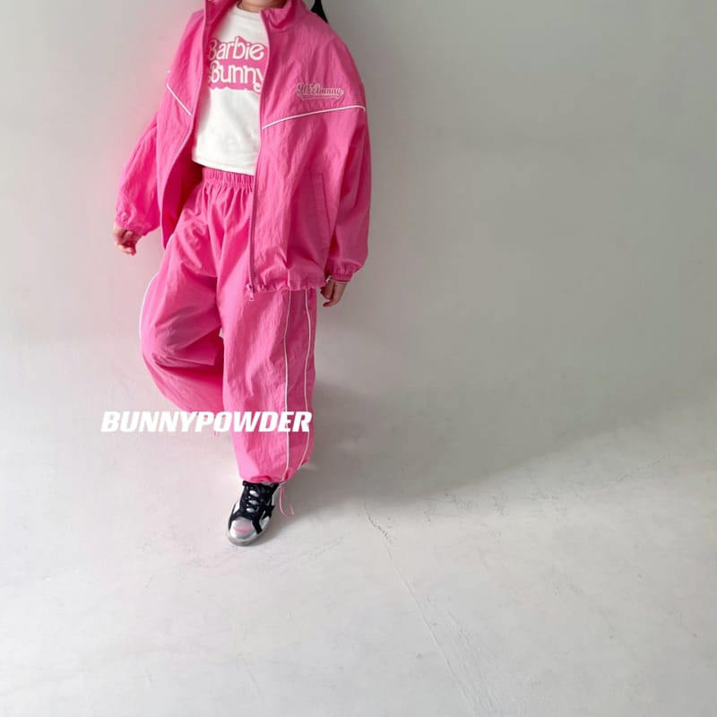 Bunny Powder - Korean Children Fashion - #kidsstore - Bunny Track Pants - 3