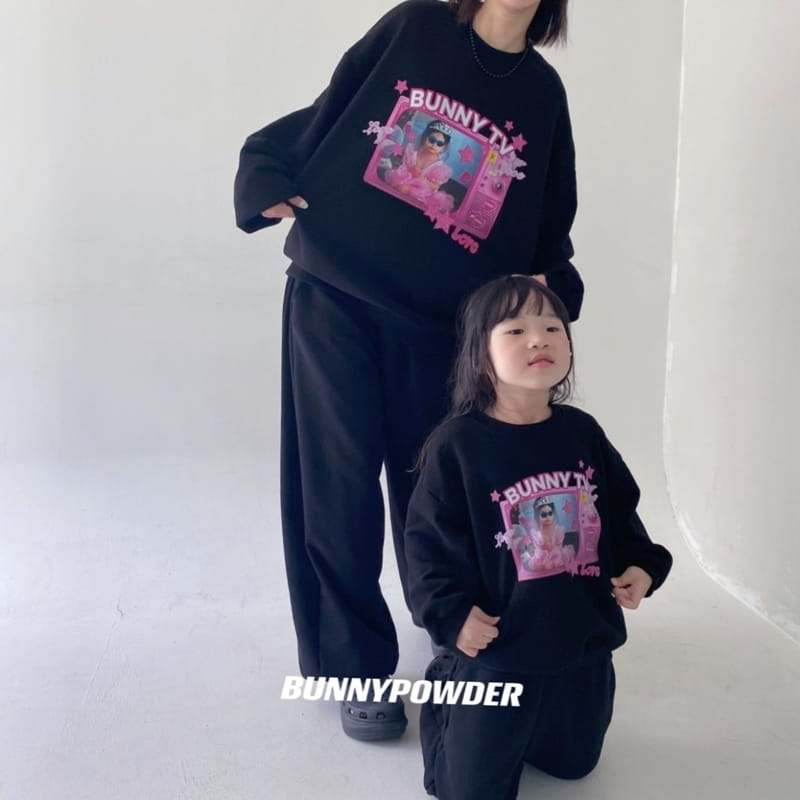 Bunny Powder - Korean Children Fashion - #kidsstore - TV Sweatshirt with Mom - 4