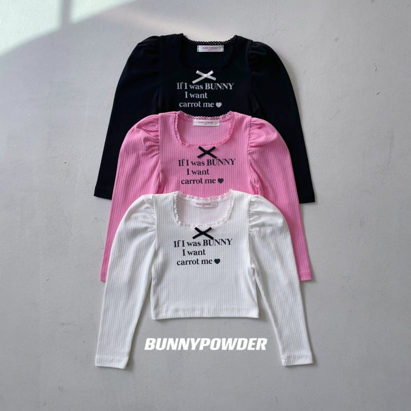 Bunny Powder - Korean Children Fashion - #kidzfashiontrend - Lessera Tee