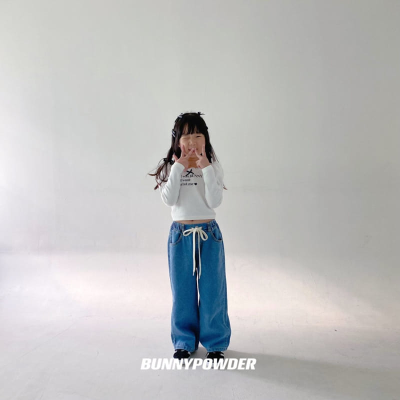 Bunny Powder - Korean Children Fashion - #stylishchildhood - Lessera Tee - 9