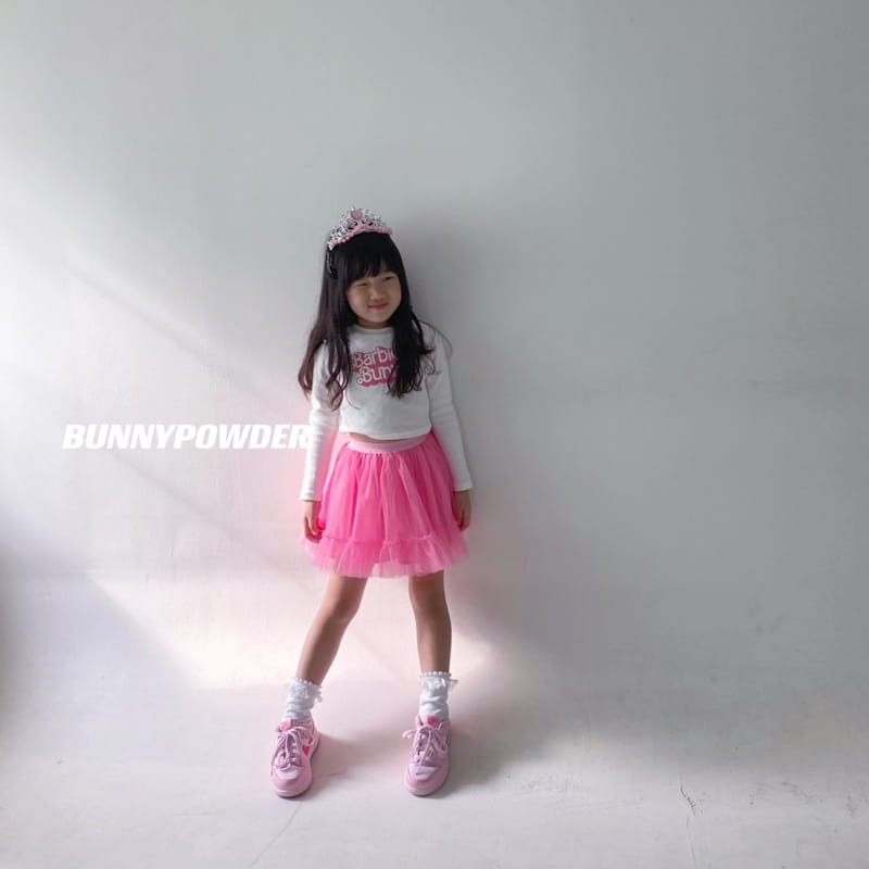 Bunny Powder - Korean Children Fashion - #todddlerfashion - Tin Crop Tee - 6