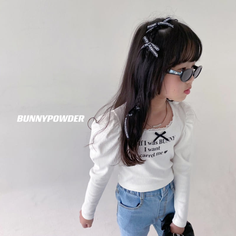 Bunny Powder - Korean Children Fashion - #toddlerclothing - Lessera Tee - 8