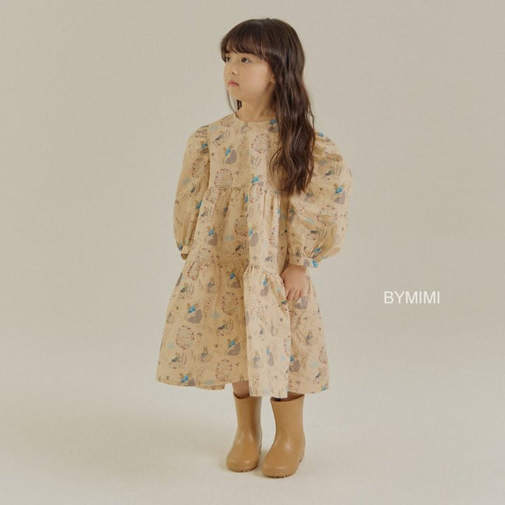 Bymimi - Korean Children Fashion - #kidzfashiontrend - Magaret One-piece