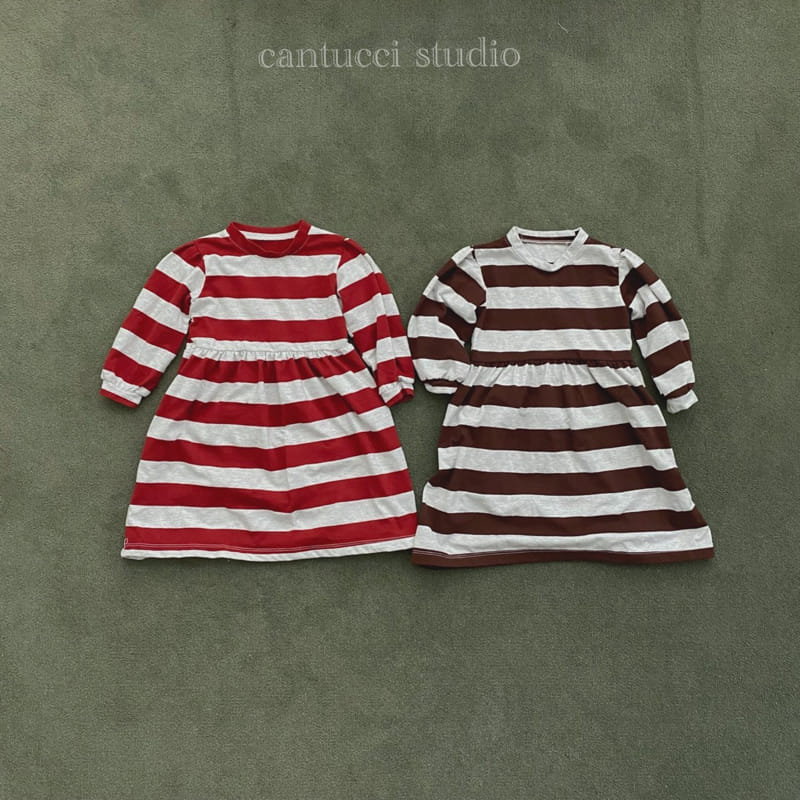 Cantucci Studio - Korean Children Fashion - #Kfashion4kids - Bboddo Stripes One-piece - 2