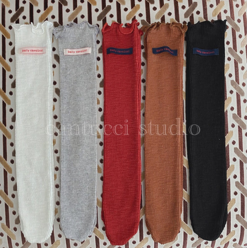 Cantucci Studio - Korean Children Fashion - #fashionkids - Autumn Knee Socks - 4