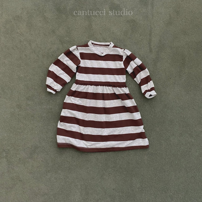 Cantucci Studio - Korean Children Fashion - #littlefashionista - Bboddo Stripes One-piece - 4