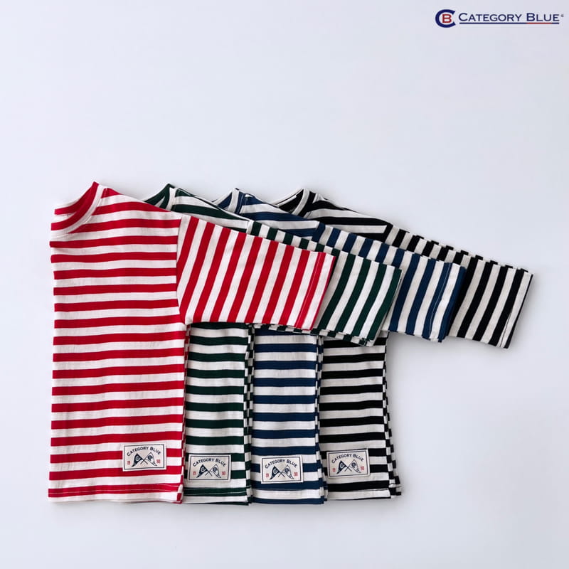 Category Blue - Korean Children Fashion - #Kfashion4kids - Stripes Tee