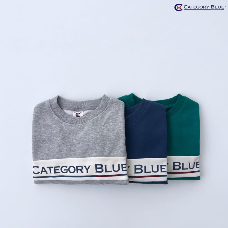 Category Blue - Korean Children Fashion - #discoveringself - Logo Sweatshirt