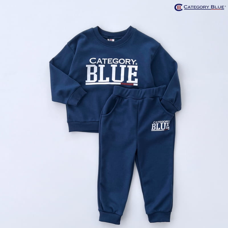 Category Blue - Korean Children Fashion - #kidsshorts - Signiture Top Bottom Set - 9