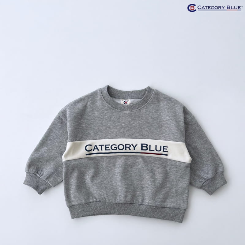 Category Blue - Korean Children Fashion - #kidsshorts - Logo Sweatshirt - 3