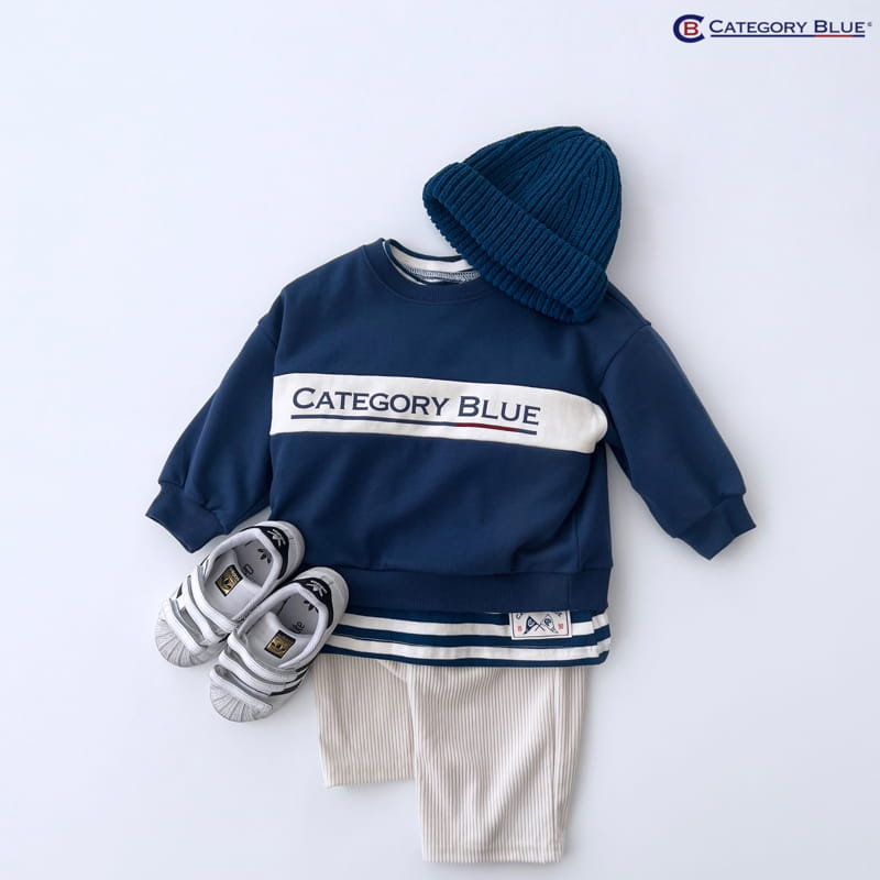 Category Blue - Korean Children Fashion - #minifashionista - Logo Sweatshirt - 9