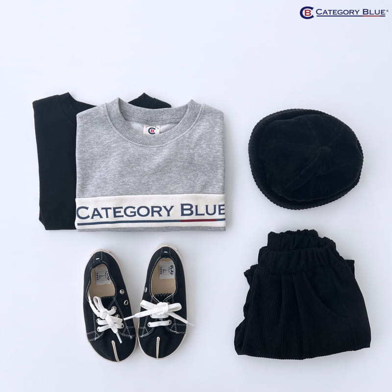 Category Blue - Korean Children Fashion - #prettylittlegirls - Logo Sweatshirt - 10