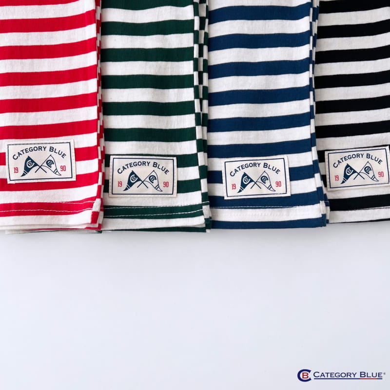 Category Blue - Korean Children Fashion - #stylishchildhood - Stripes Tee - 8