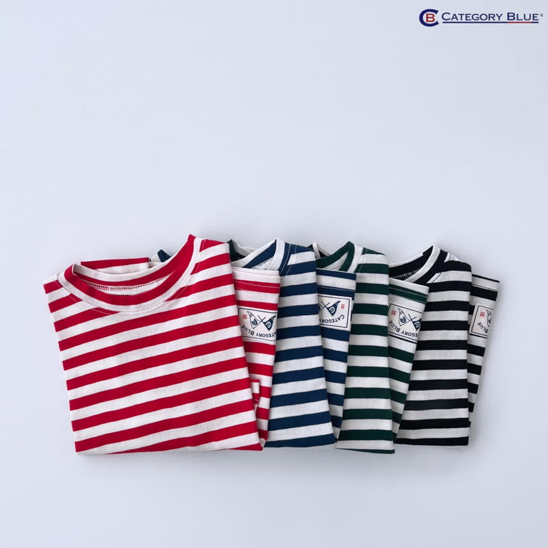 Category Blue - Korean Children Fashion - #toddlerclothing - Stripes Tee - 7