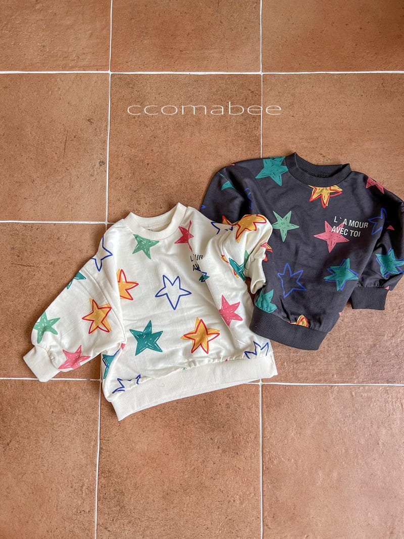 Ccomabee - Korean Children Fashion - #designkidswear - Star Sweatshirt - 6