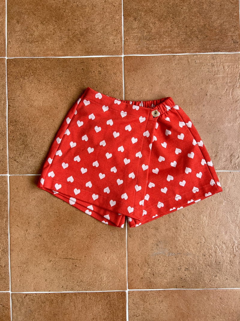 Ccomabee - Korean Children Fashion - #minifashionista - Heart Wrap Skirt - 6