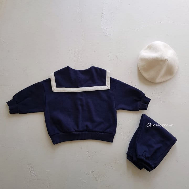 Choucream - Korean Baby Fashion - #babyboutique - Sailor Top Bottom Set - 7