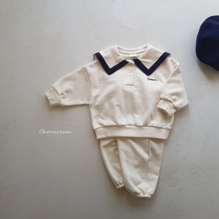 Choucream - Korean Baby Fashion - #babyboutiqueclothing - Sailor Top Bottom Set - 8