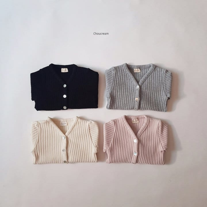 Choucream - Korean Baby Fashion - #babyfashion - Bebe Rib Cardigan