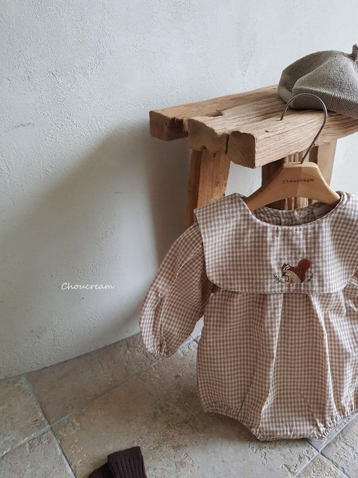 Choucream - Korean Baby Fashion - #babyfashion - Squirrel Bodysuit - 2