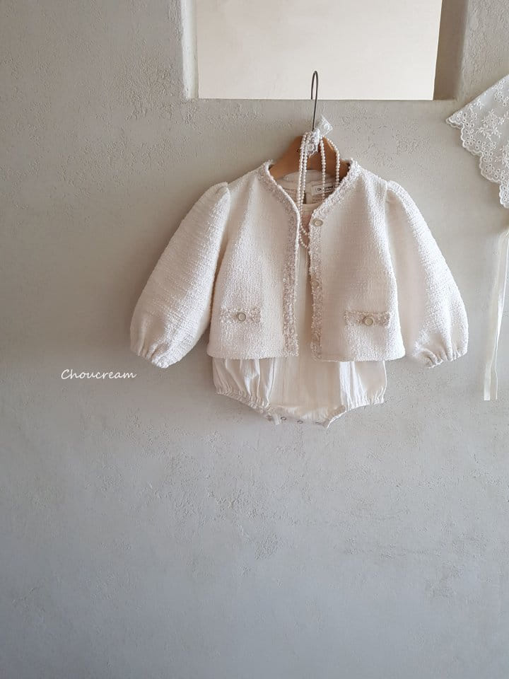 Choucream - Korean Baby Fashion - #babyfever - Bebe Twid Jacket - 8