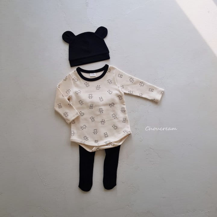 Choucream - Korean Baby Fashion - #babyfever - Mini Bear Bodysuit