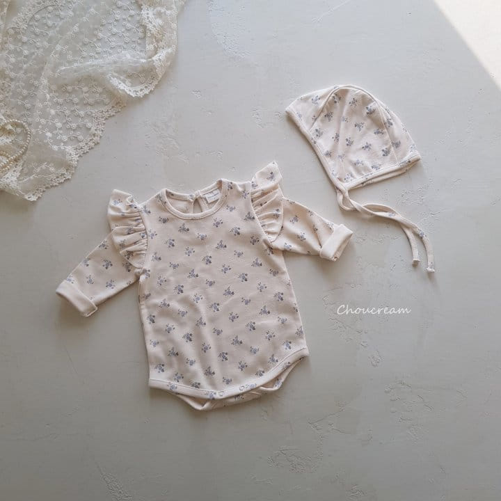 Choucream - Korean Baby Fashion - #babygirlfashion - Irin Bonnet Bodysuit