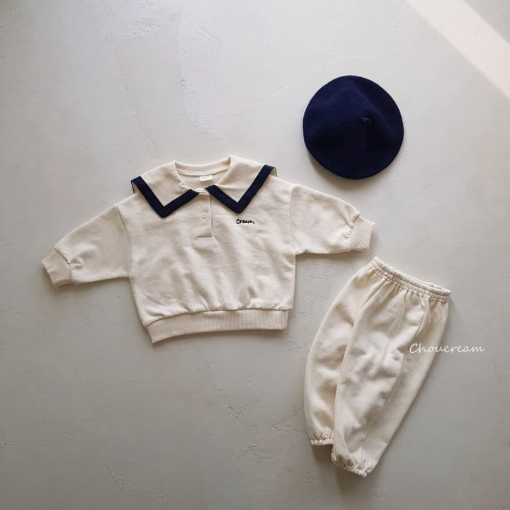 Choucream - Korean Baby Fashion - #babygirlfashion - Sailor Top Bottom Set - 12